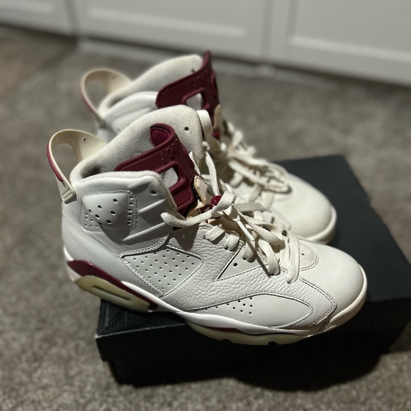 Jordan 6 retro Maroon 2015 size 8.5 mens - Picture 4 of 4